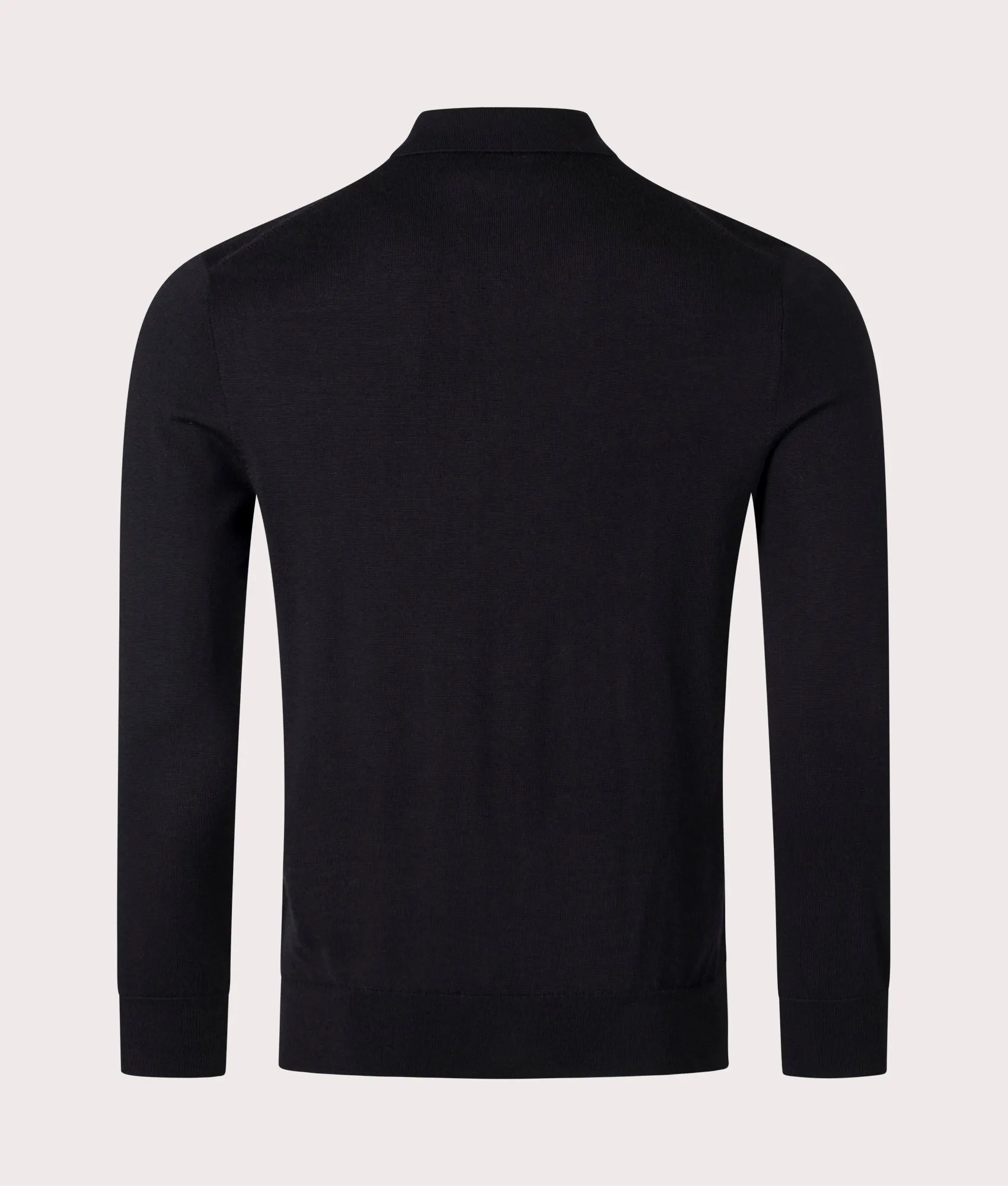 100% Wool Knitted Polo Shirt