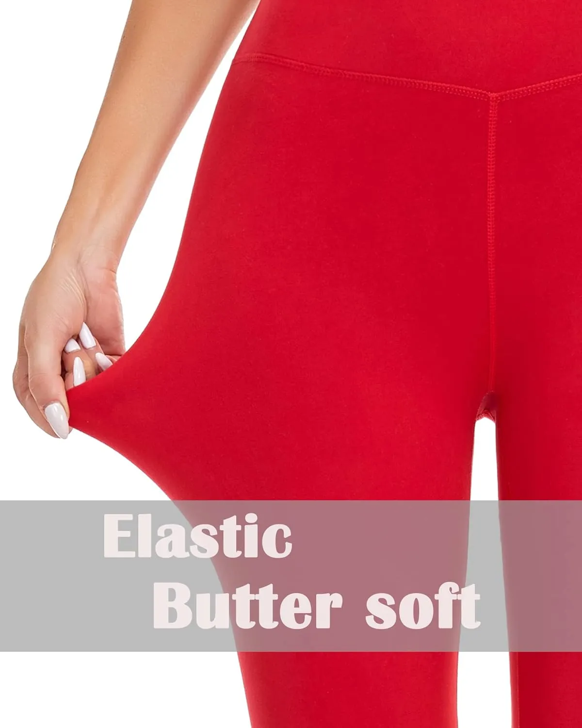 AHLW Buttery Soft High Waisted Leggings for Women Elastic Skin-Friendly Comfortable Yoga Pants Daily Casual Leggings