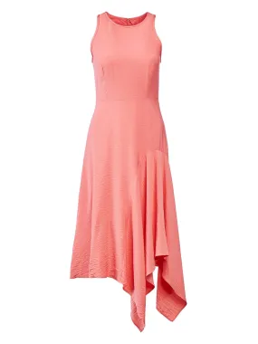Asymmetric Hem Flare Dress in Desert Blossom