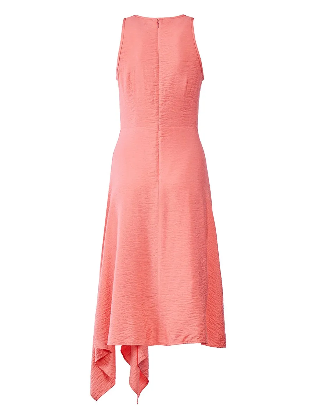 Asymmetric Hem Flare Dress in Desert Blossom