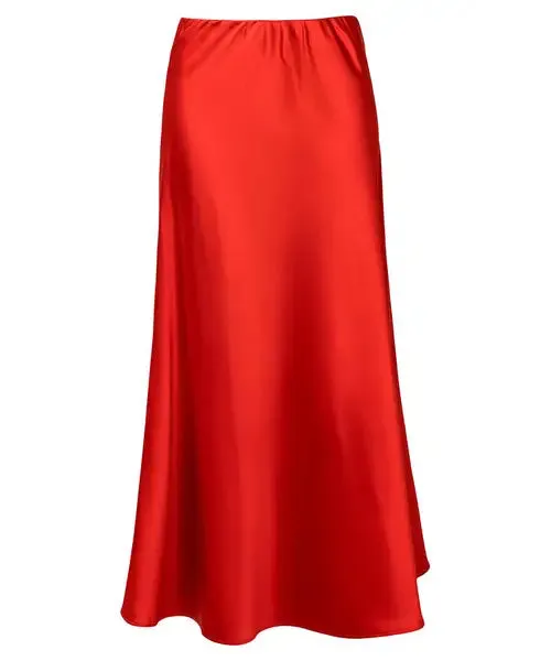 Autumn Days Satin Skirt
