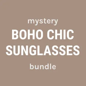 Boho Chic Sunglasses 3-Piece Mystery Bundle