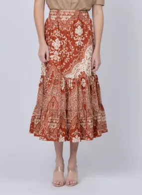 Cara Cara Chase Skirt Picante Scroll Terrace