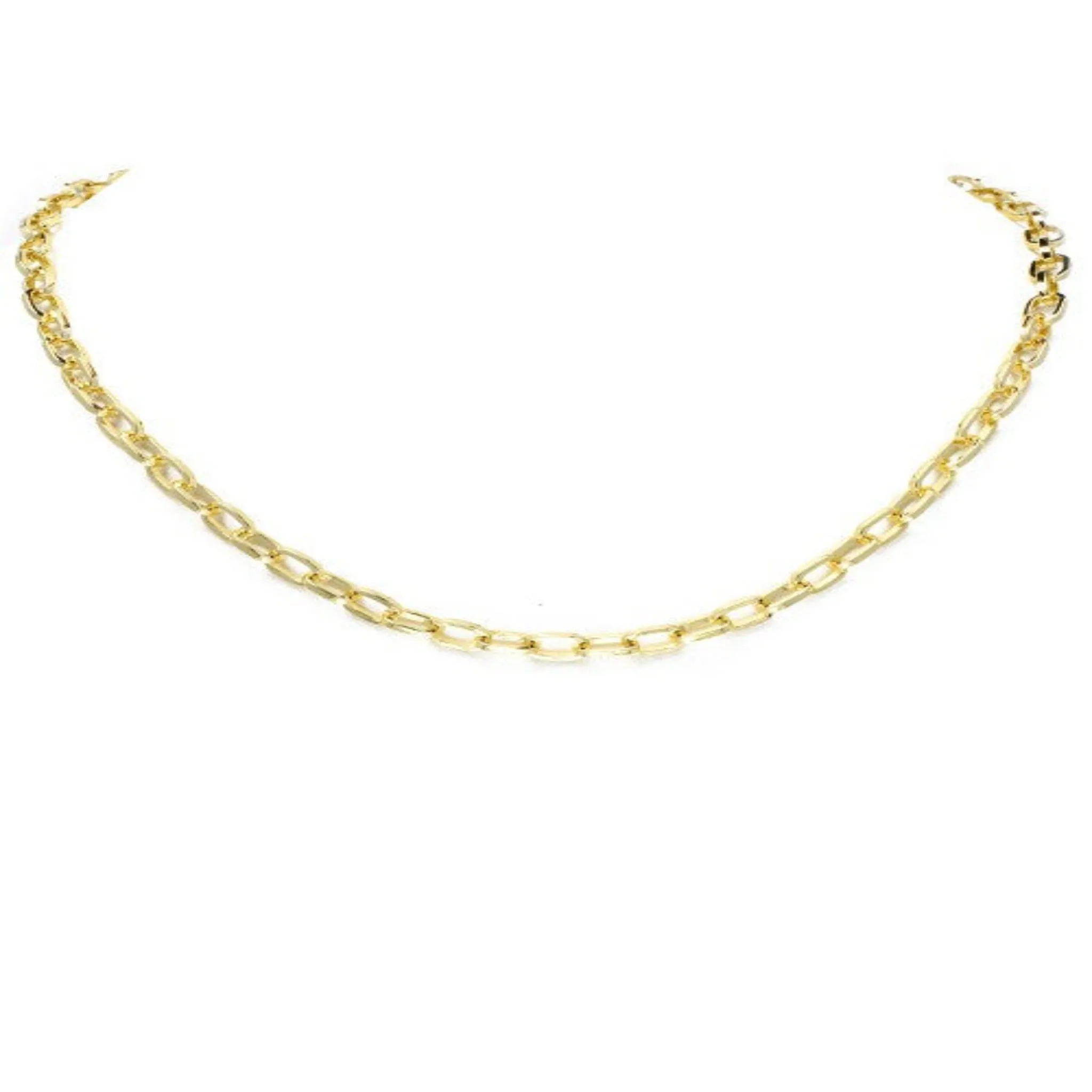 Chain Link Necklace - Gold