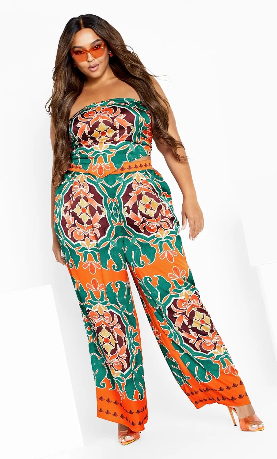 CITY CHIC Plus Size Pants, Retro Summer Pant