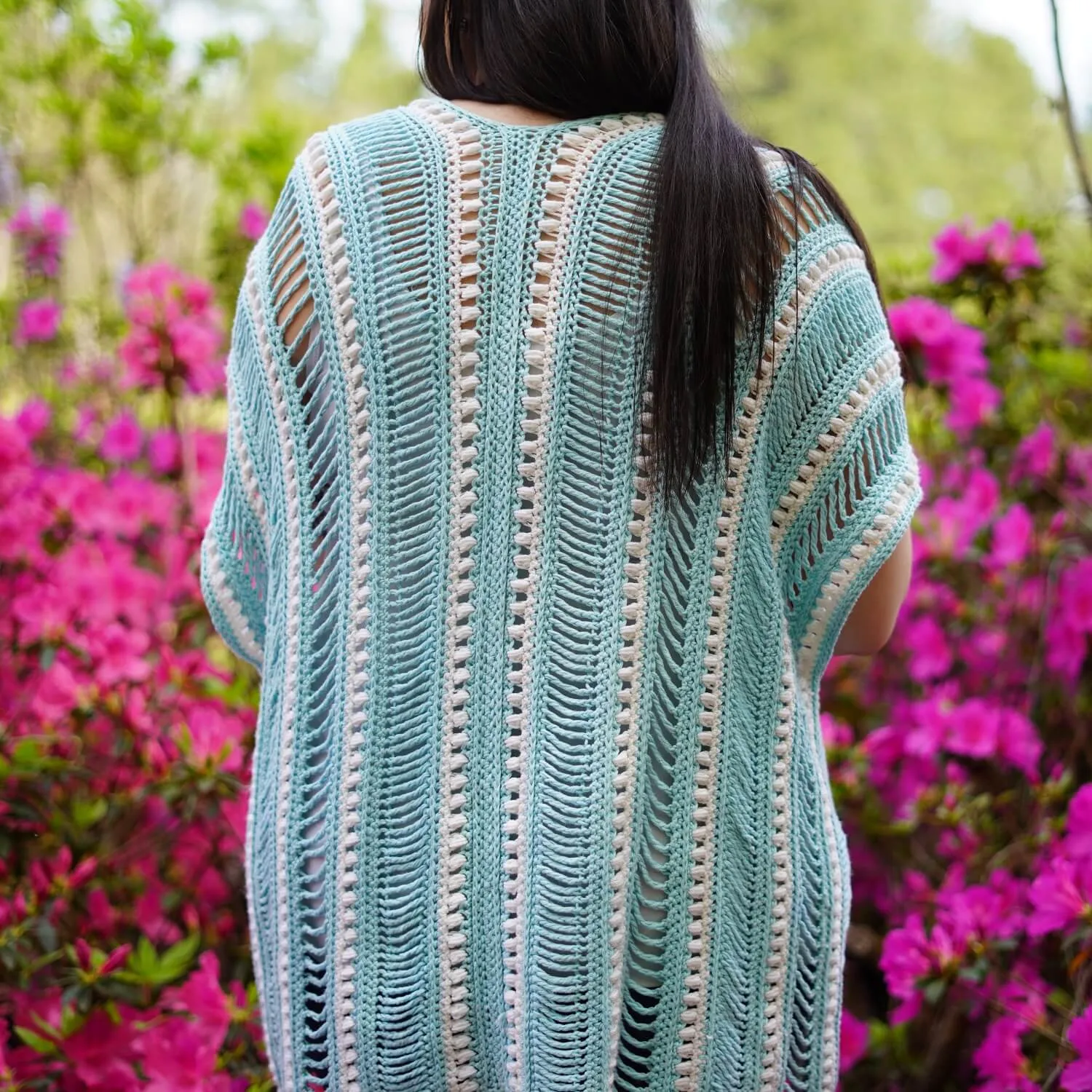 Crochet Kit - Peekaboo Cardi