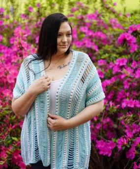 Crochet Kit - Peekaboo Cardi