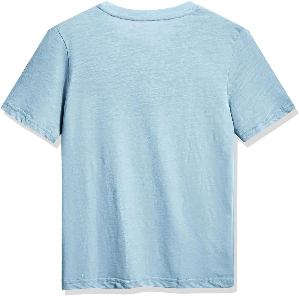 CUNYI Little Boys' V-Neck Pocket T-Shirt 100% Cotton Short Sleeve Solid Summer Tops