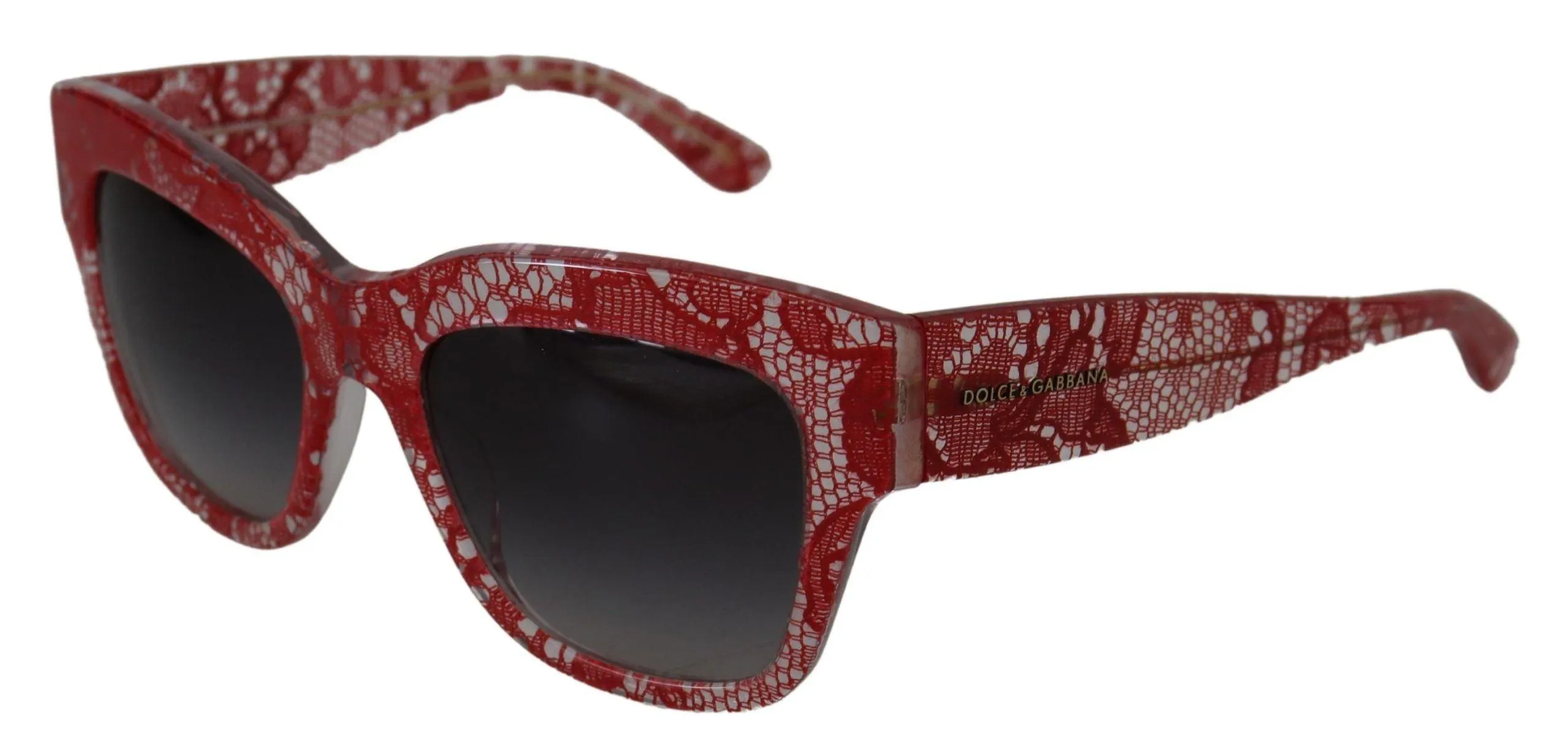 Dolce & Gabbana Chic Sicilian Lace Tinted Solbriller
