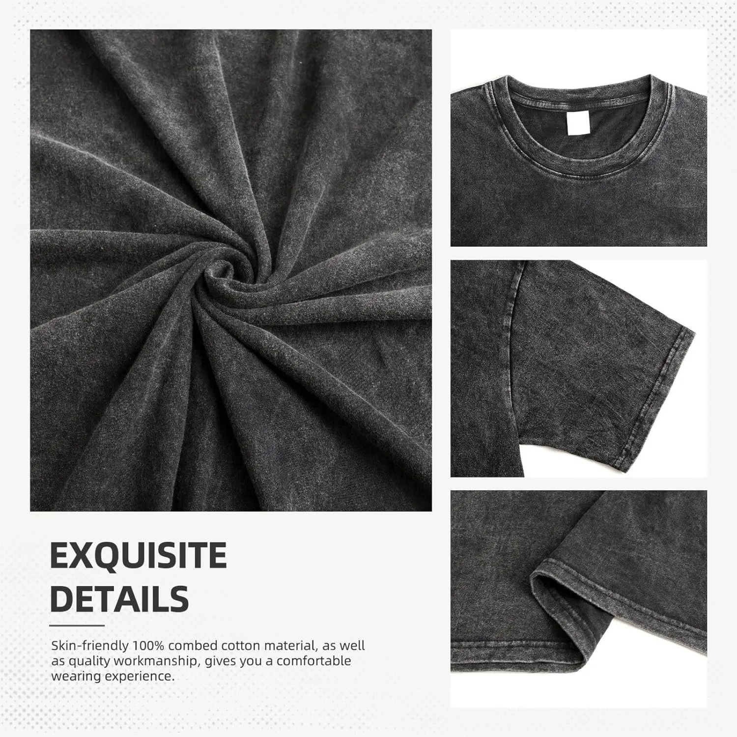 Fashion Adult Cotton T-Shirt Women Men Crew Neck Shirt