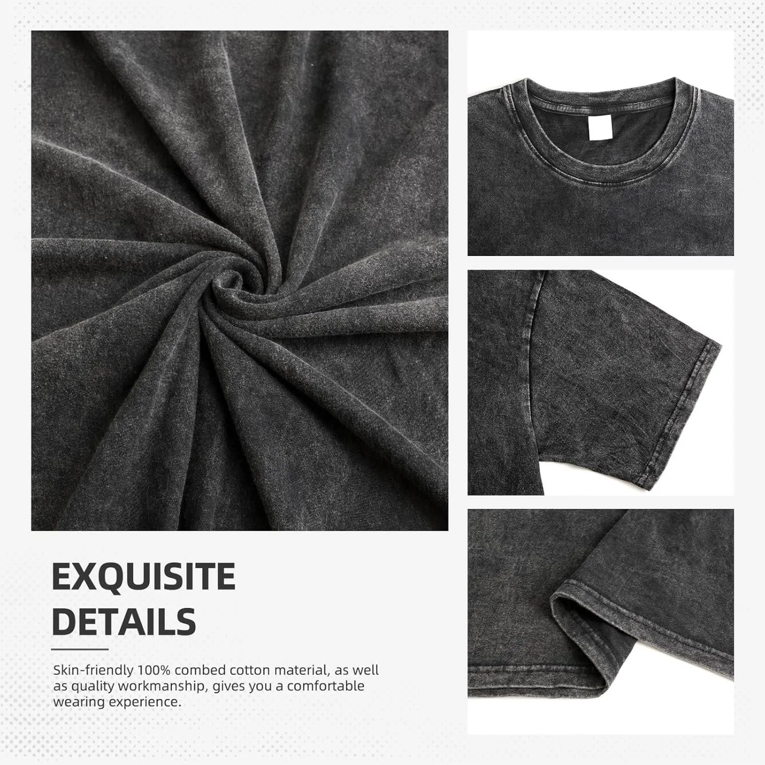 Fashion Adult Cotton T-Shirt Women Men Crew Neck Shirt