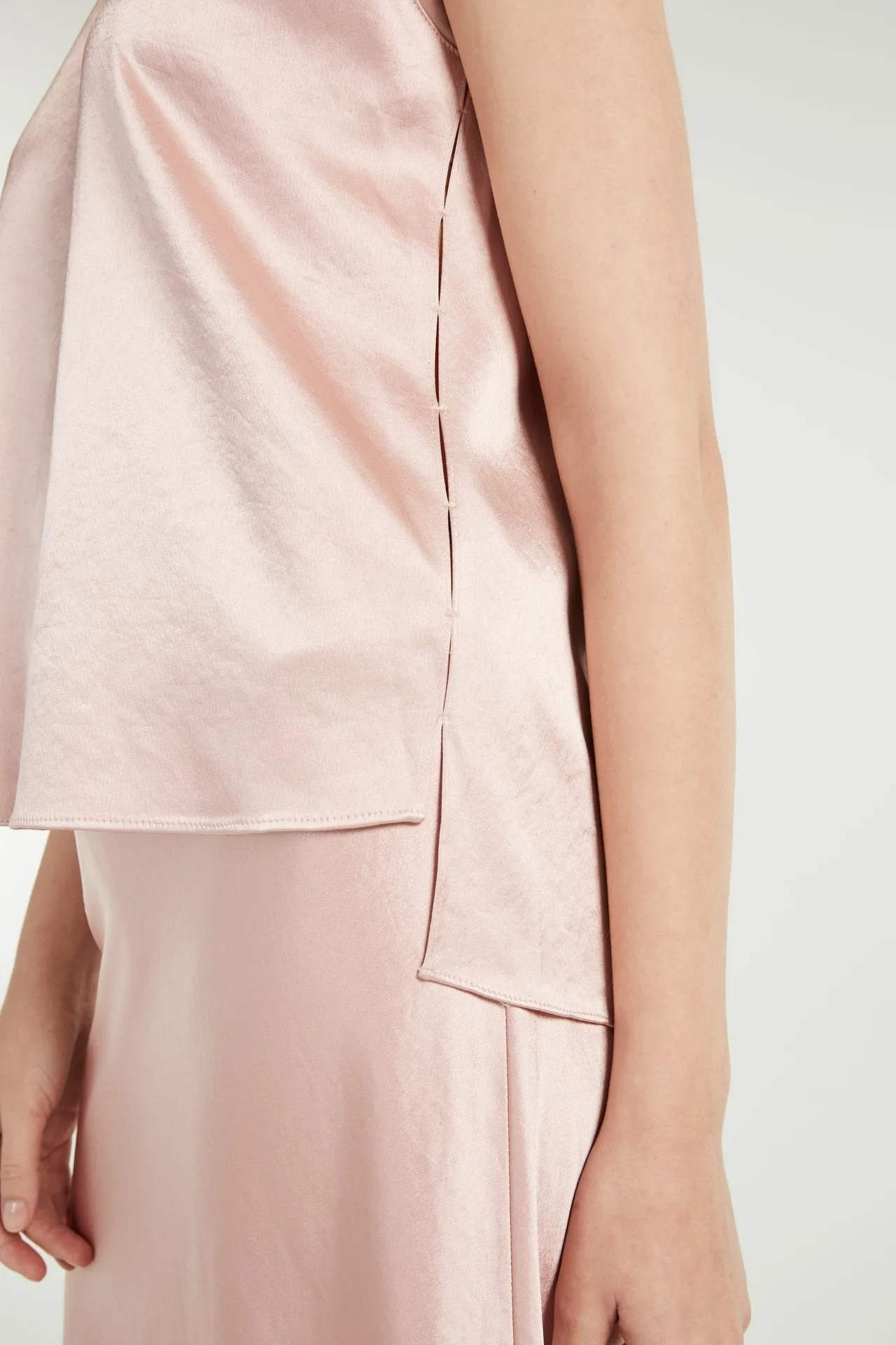 Fion Bias Hammer Satin Skirt