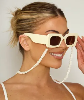 Flower Sunglasses Chain - Ivory