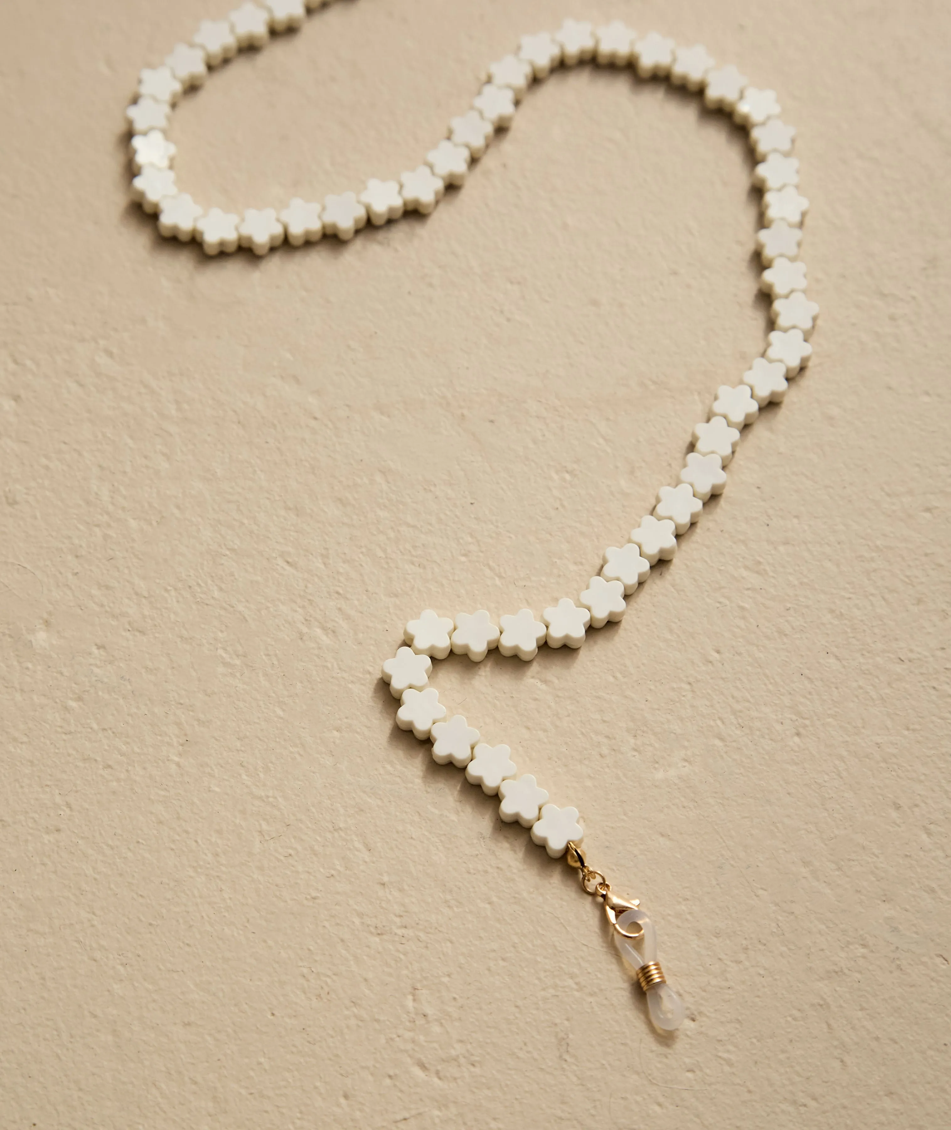 Flower Sunglasses Chain - Ivory