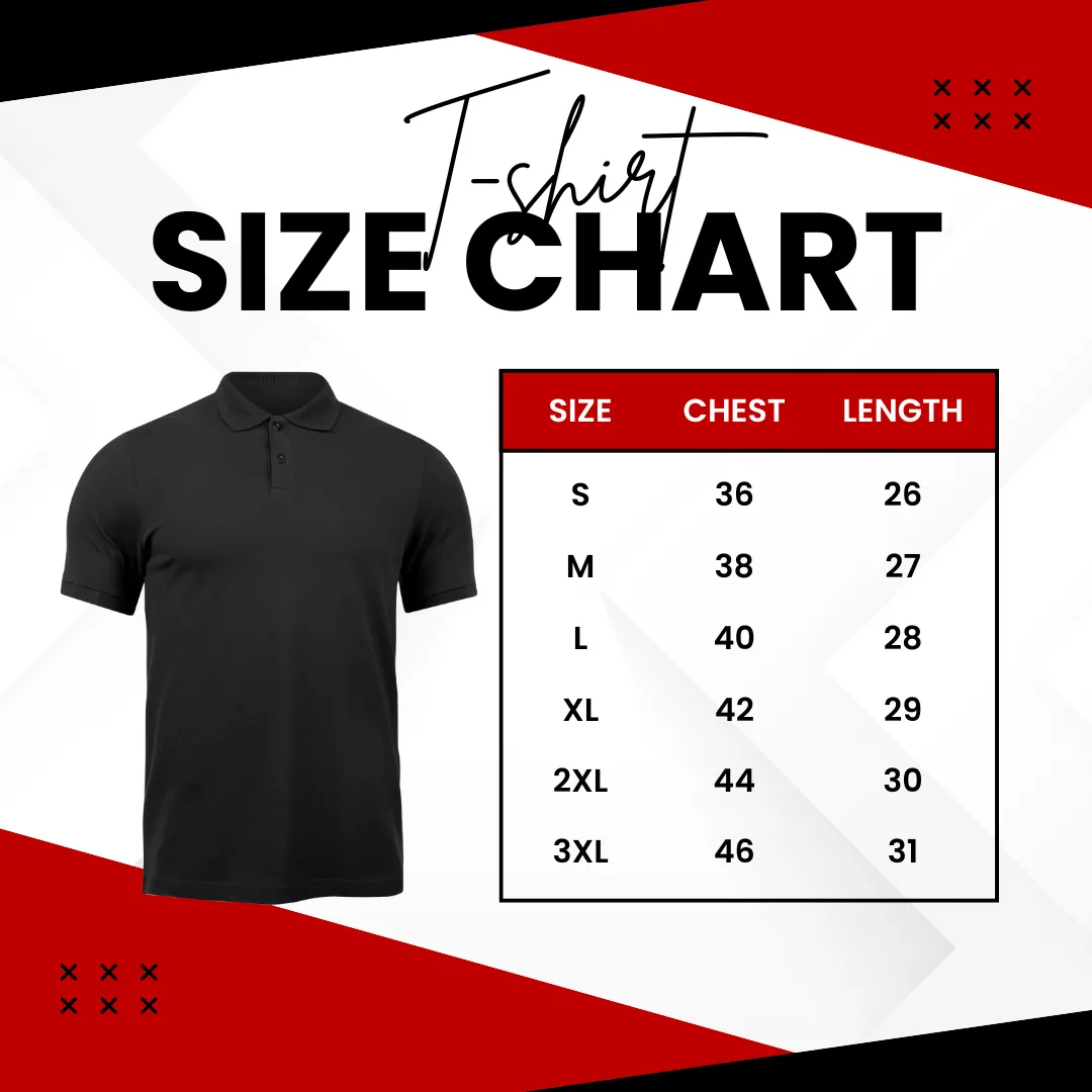 Full Sleeves Polo T-Shirt White Red with Navy Blue