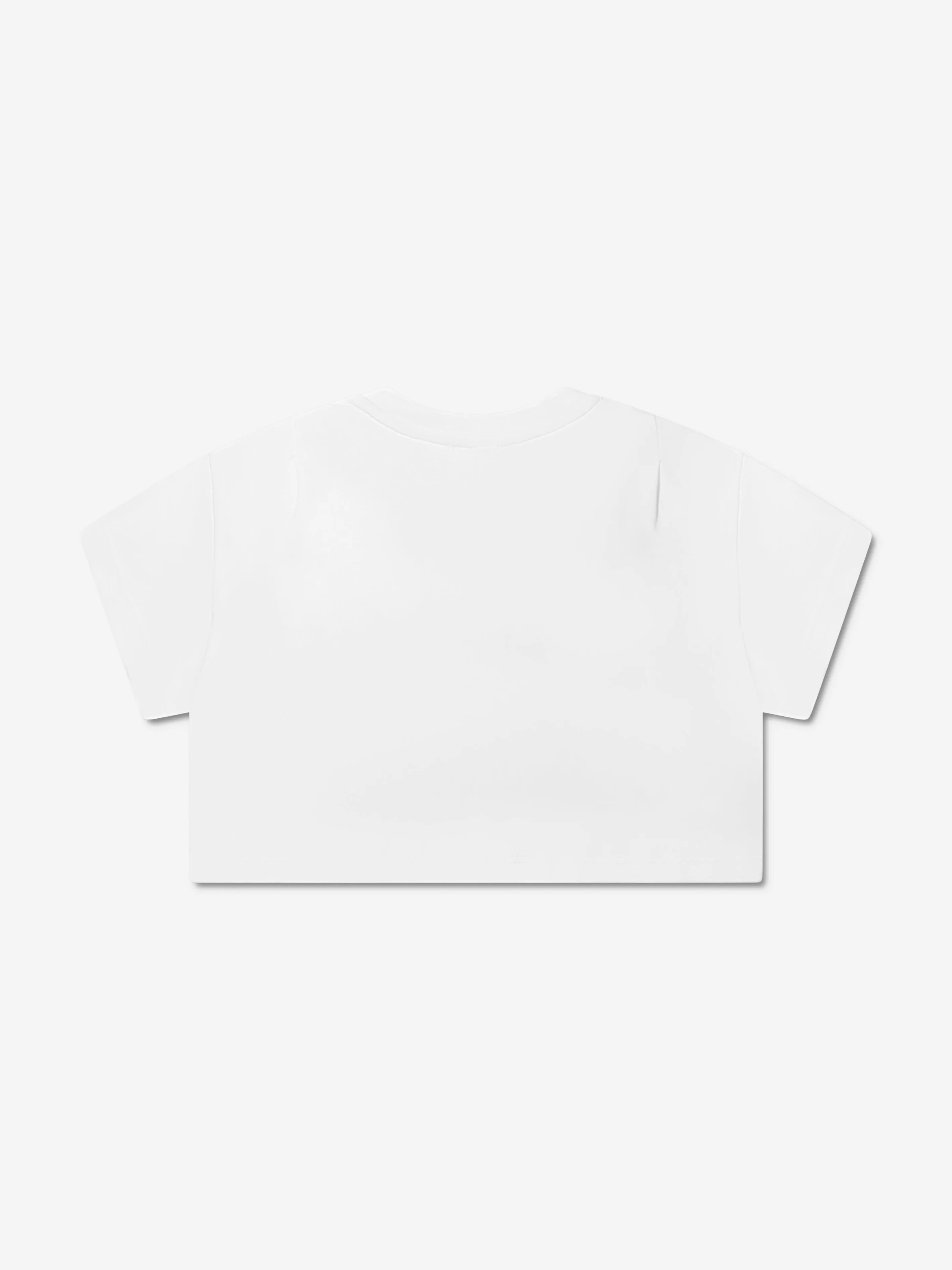 Givenchy Girls Swarovski Strass Logo T-Shirt in White