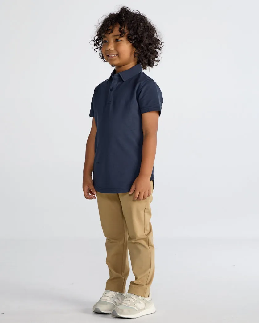 Kid's Drop-Cut: LUX Polo