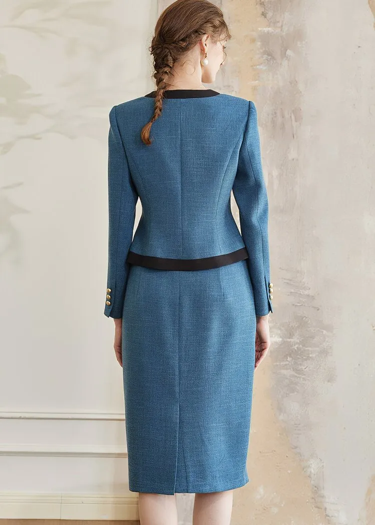 LINE HEM JACKET & SKIRT