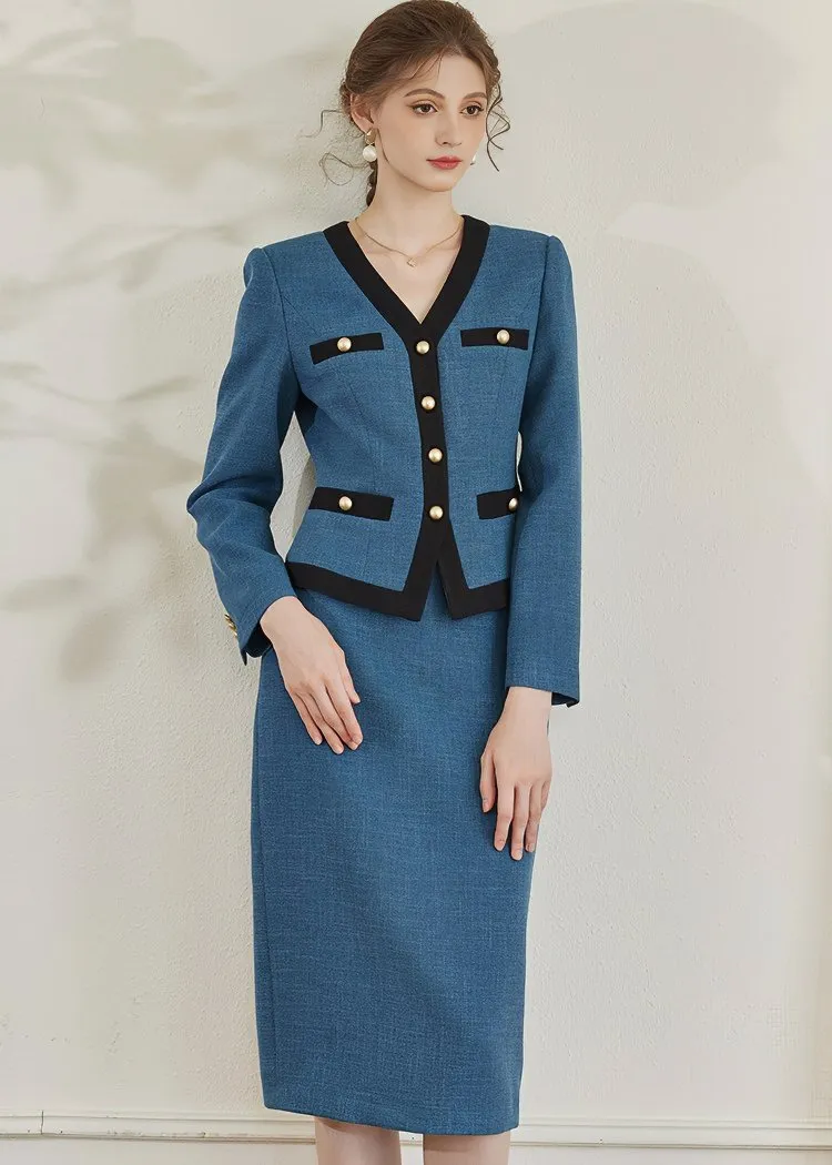 LINE HEM JACKET & SKIRT