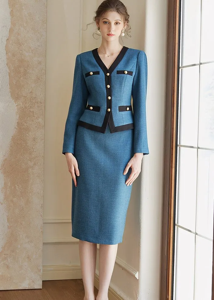 LINE HEM JACKET & SKIRT