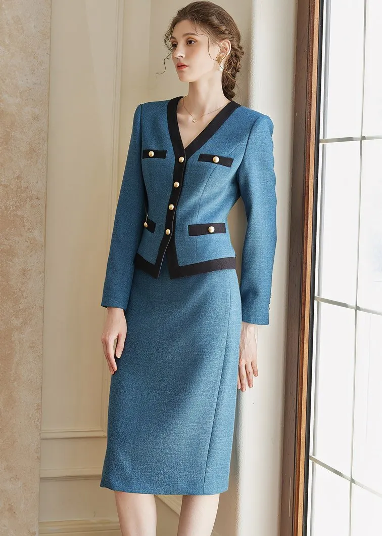 LINE HEM JACKET & SKIRT