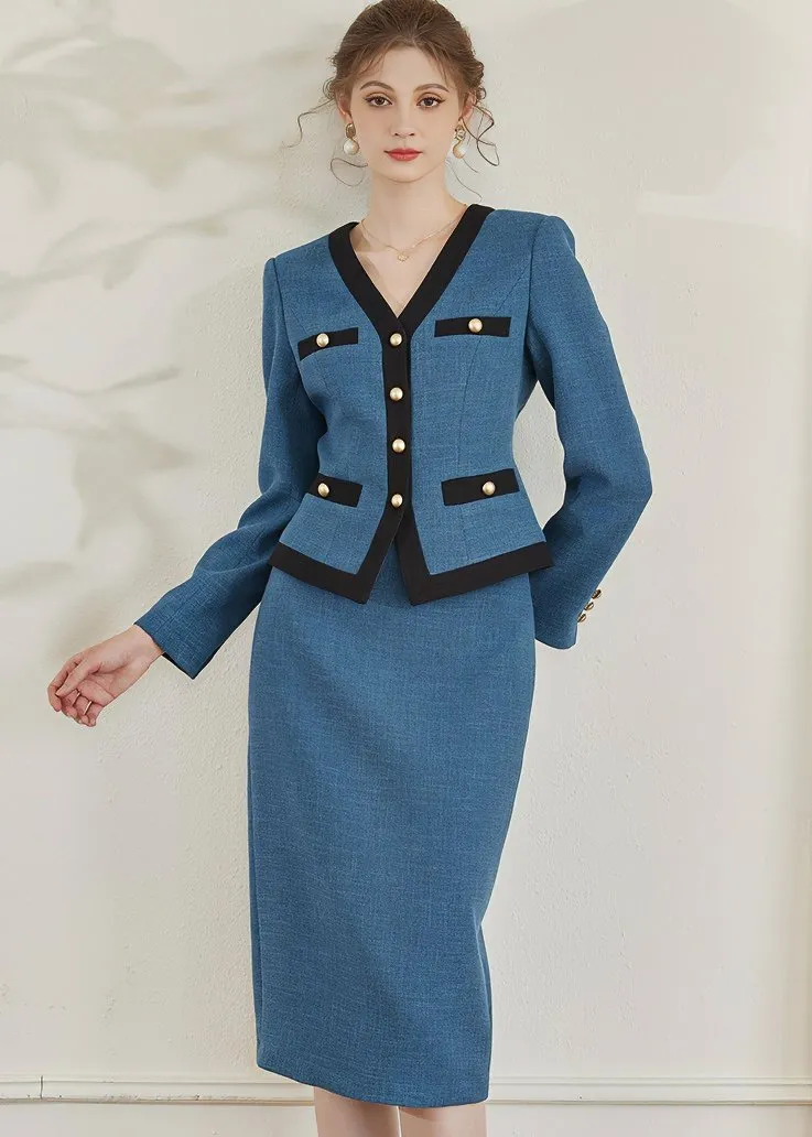 LINE HEM JACKET & SKIRT