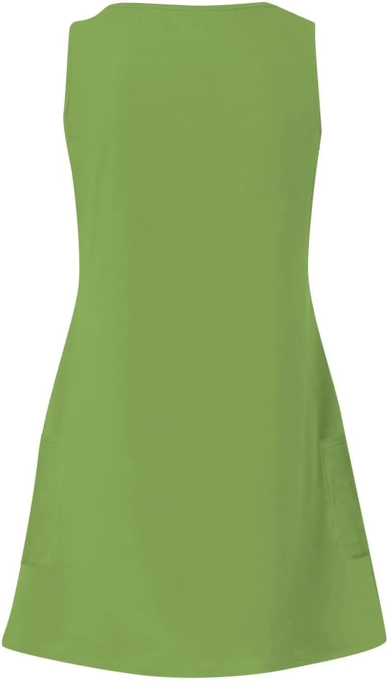 LRMQS Spring Summer Dresses for Women 2025 Vacation Sleeveless Short Sundress Flowy Casual Tank Dress Trendy Beach Cover ups