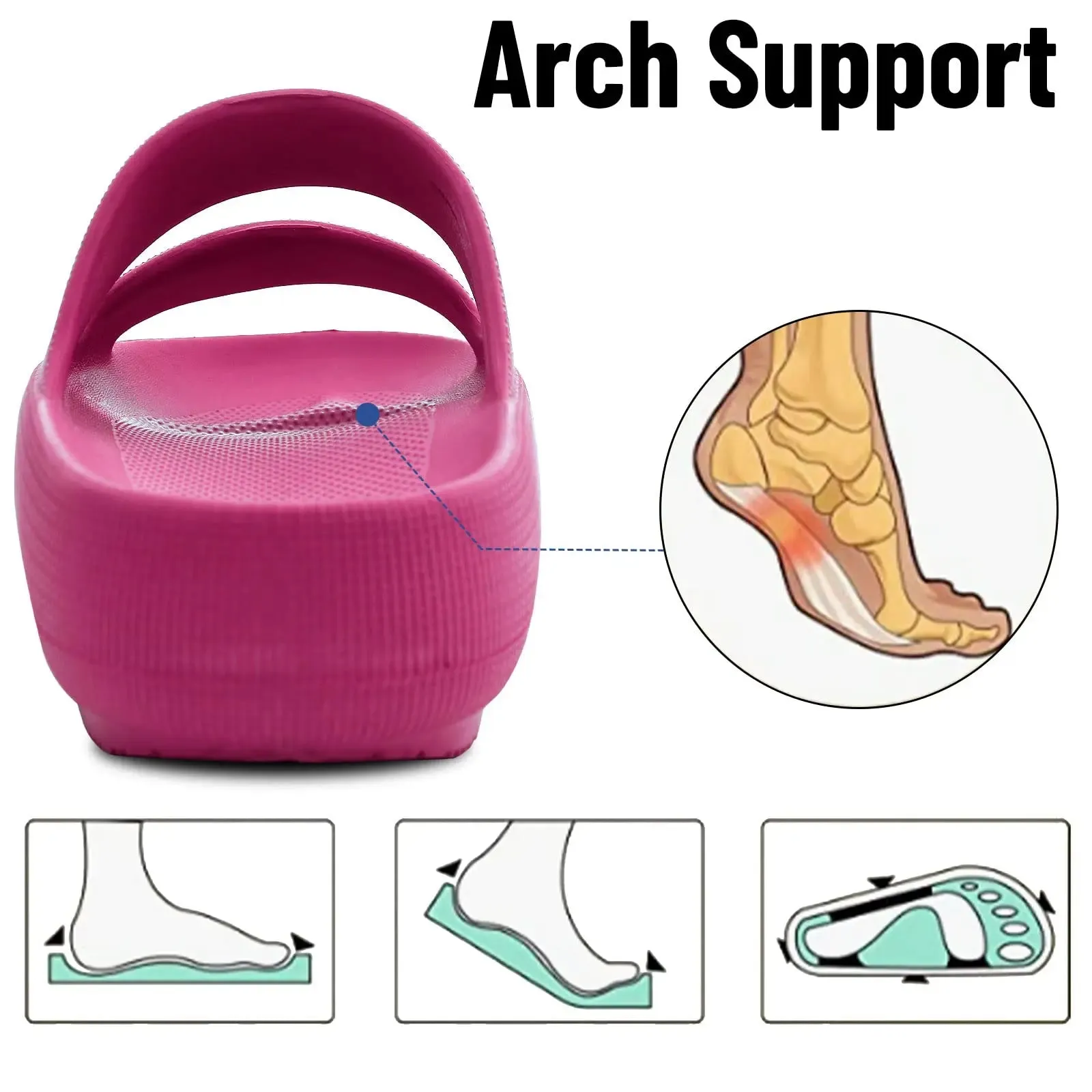 Matilda - Comfortable Arch Support Slide Sandals for Women