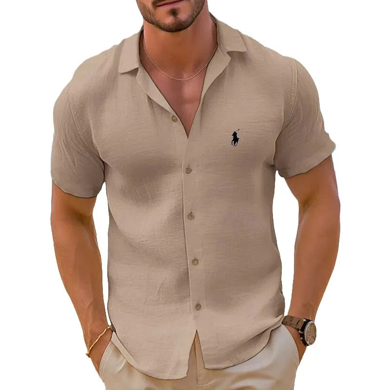 Men's Cotton And Linen Comfortable Shirt