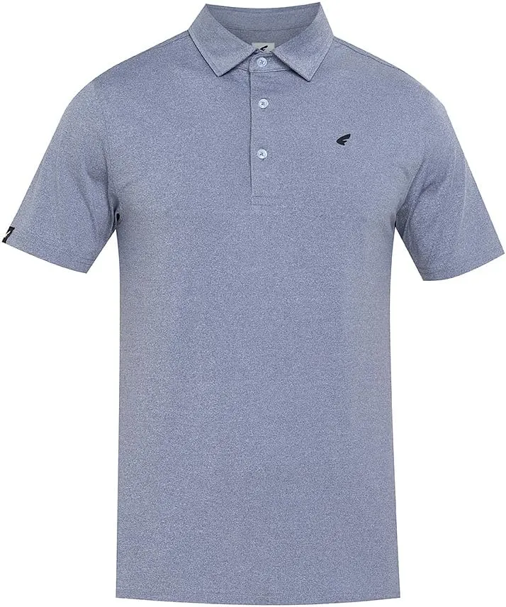Mens Golf Polo Shirt Lightweight & Quick Dry UPF 50  Flat-Knit Collar Polo Shirts for Men (S, M, L, XL, XXL)- Dry Fit