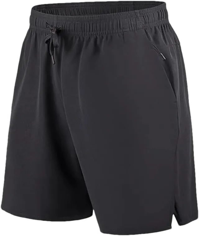 Men's Solid Color Shorts Quick Dry Running Fitness Sports Casual Comfortable Fifth Pants