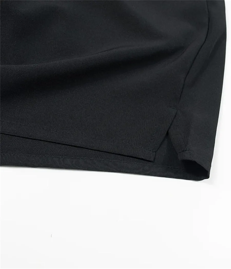 Men's Solid Color Shorts Quick Dry Running Fitness Sports Casual Comfortable Fifth Pants