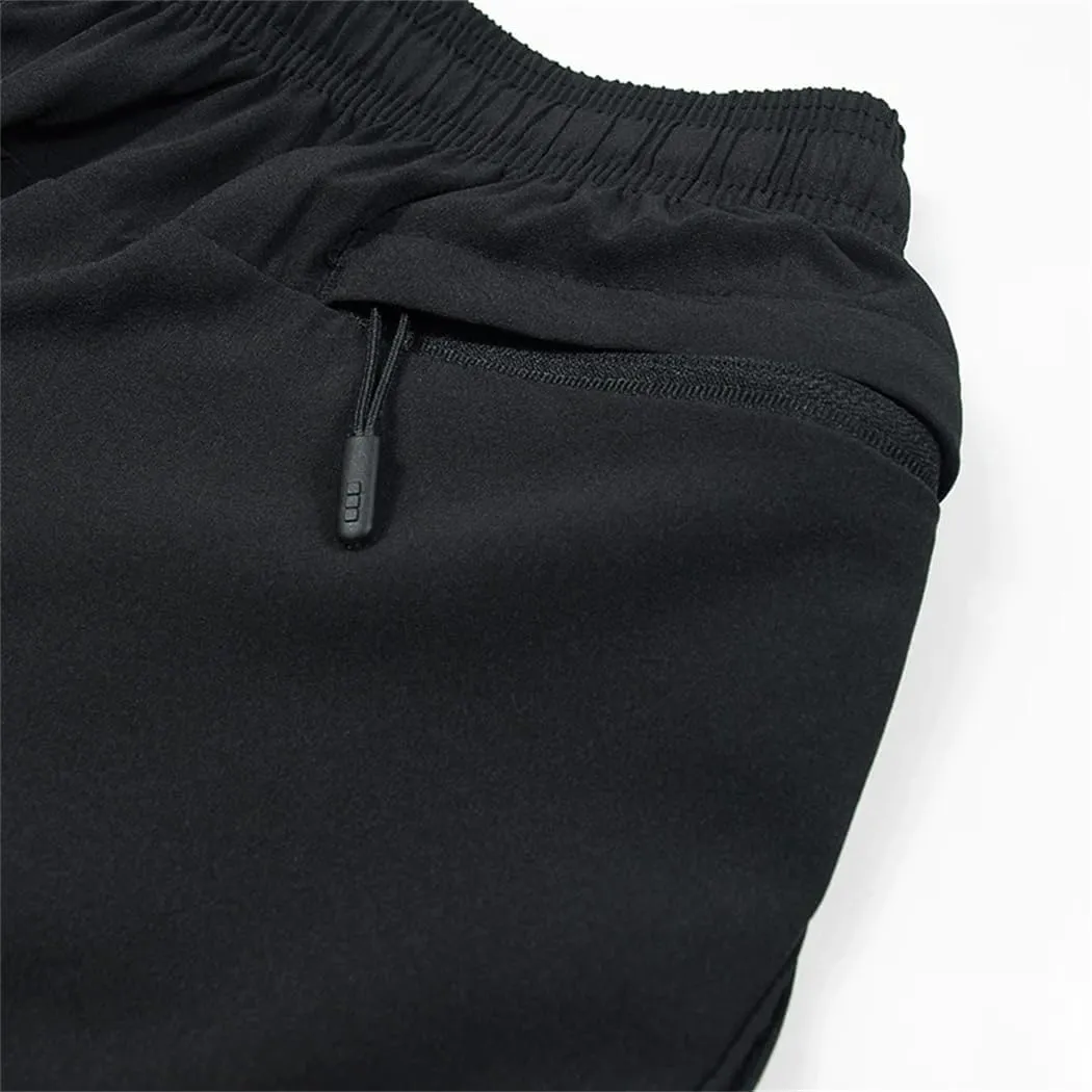 Men's Solid Color Shorts Quick Dry Running Fitness Sports Casual Comfortable Fifth Pants