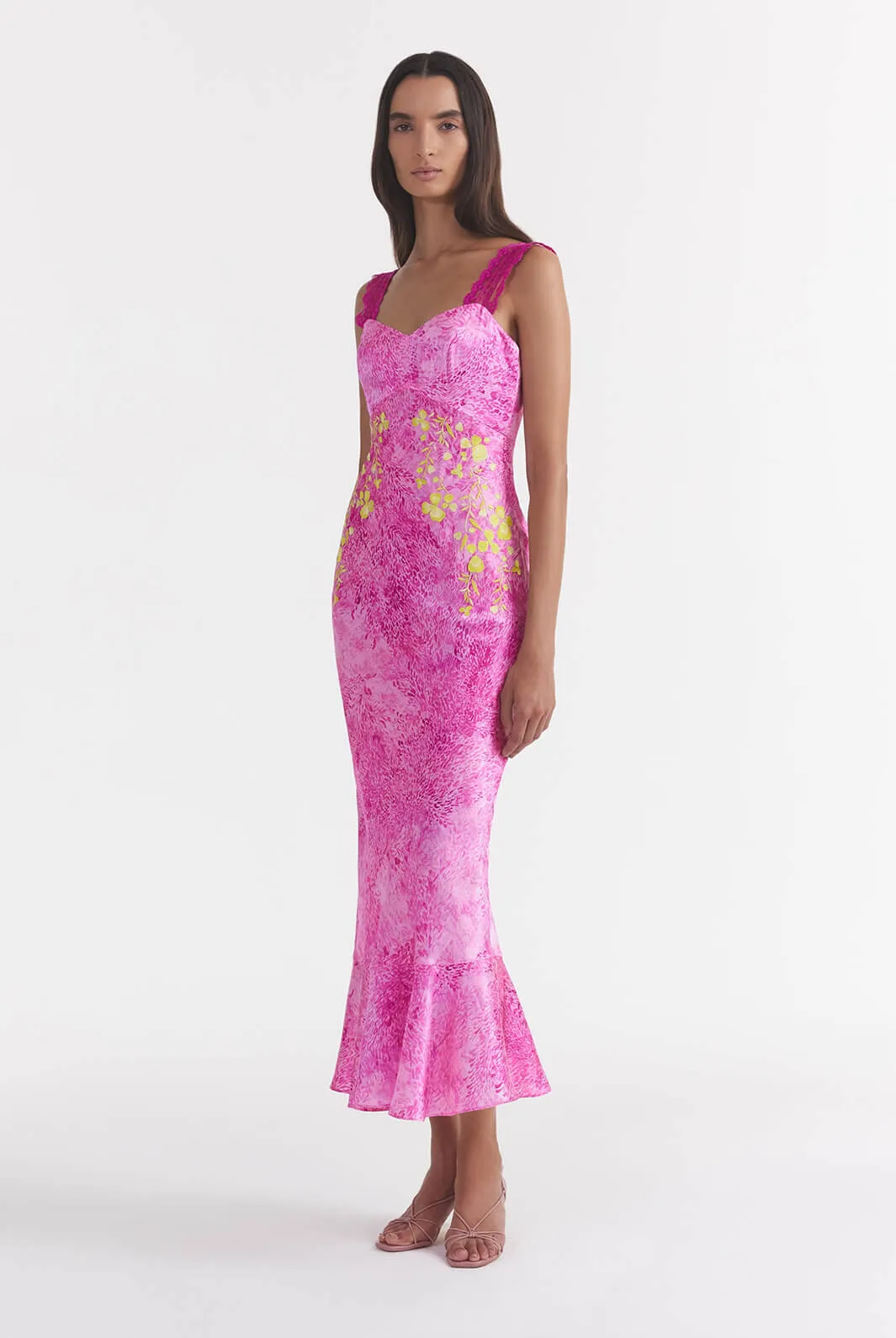 Mimi C Dress In Thistledown Blossom