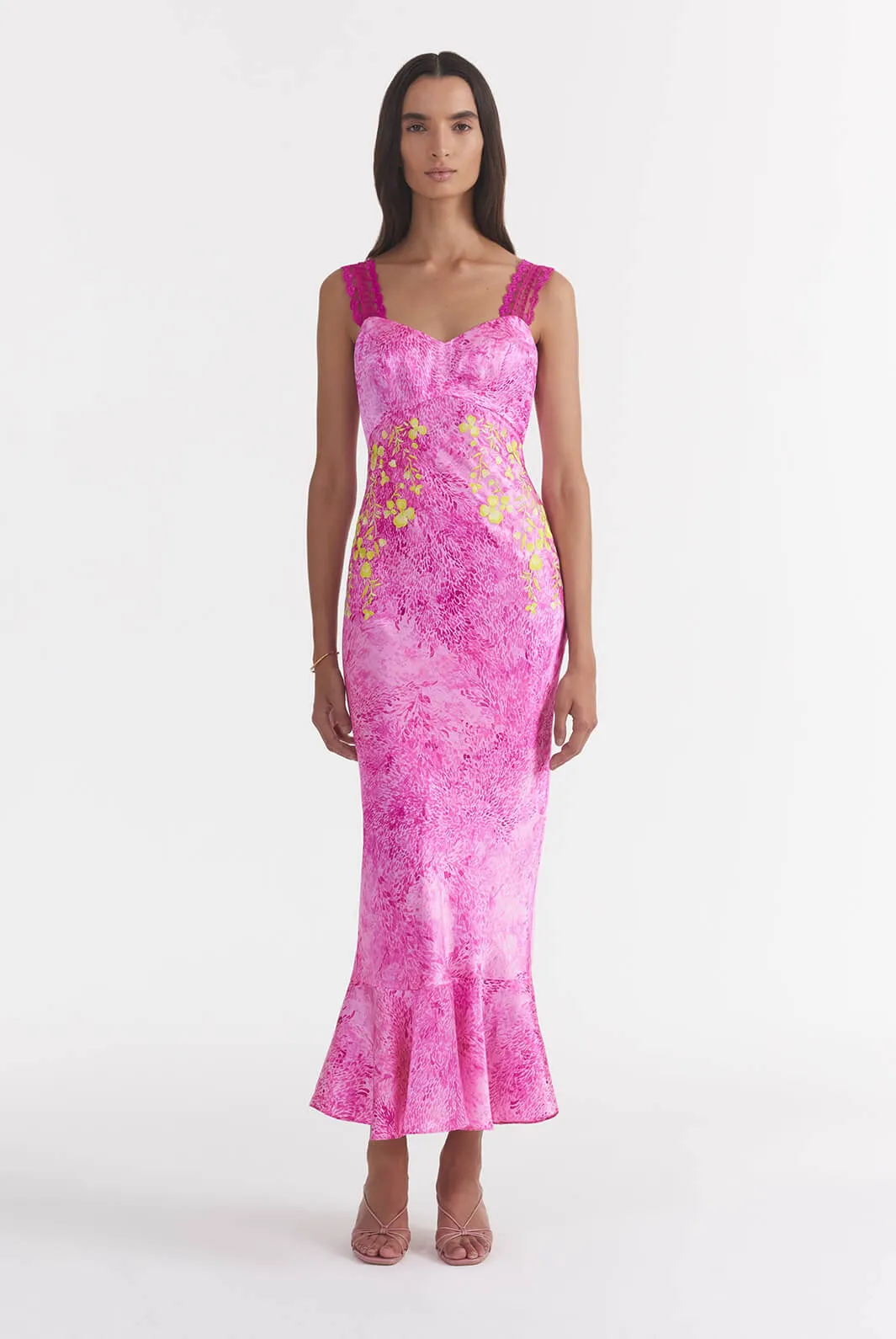 Mimi C Dress In Thistledown Blossom