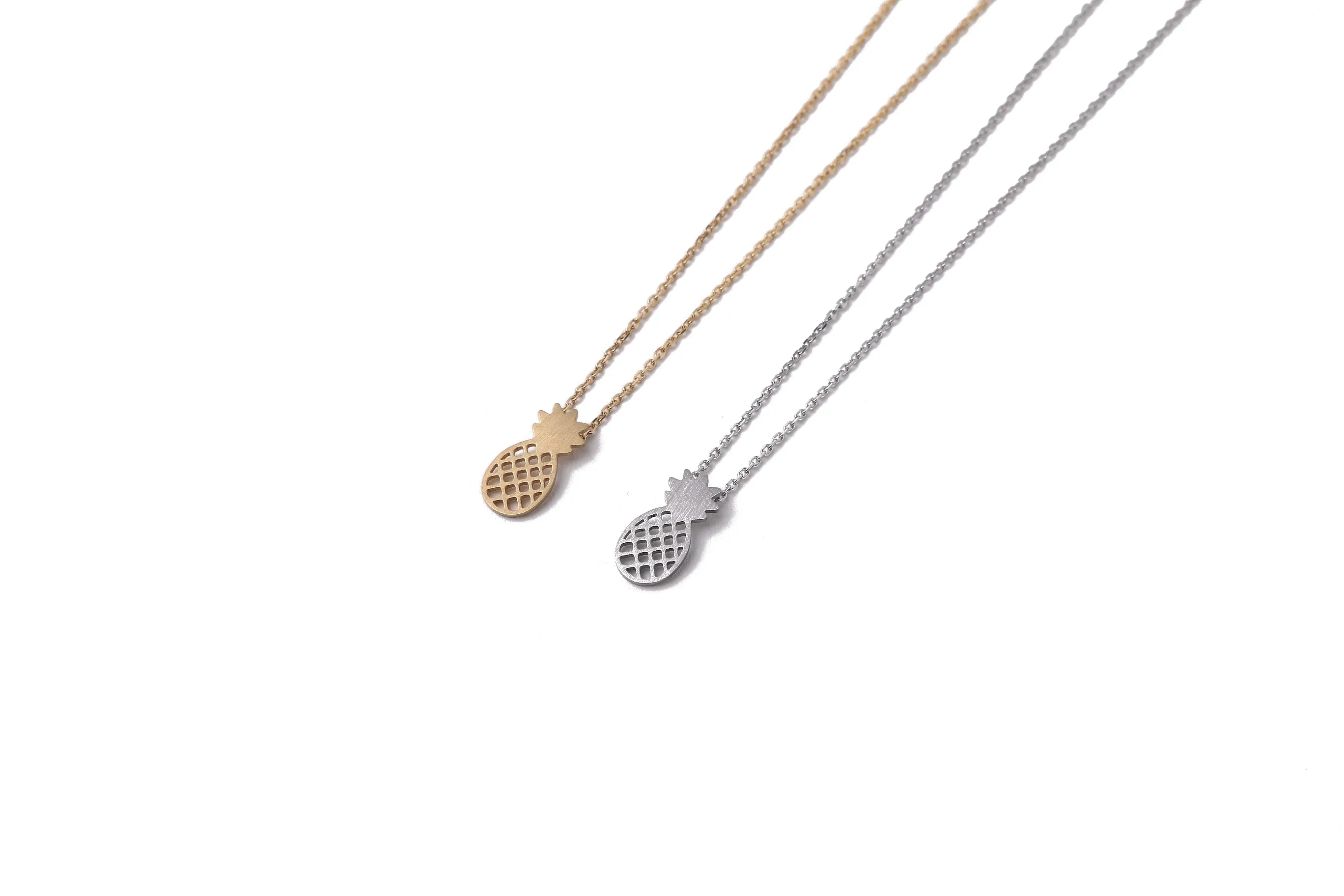 Necklace Aloha Pineapple Puka Gold