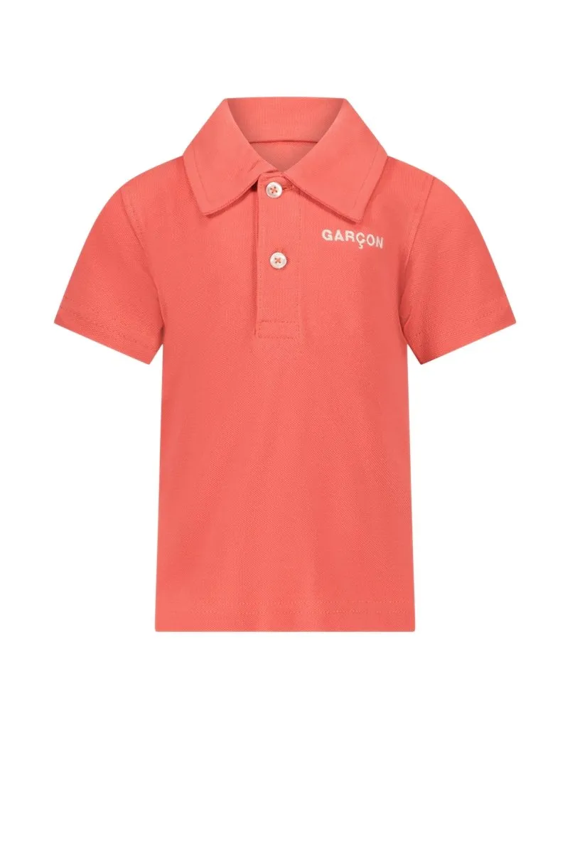 NEWMAN pique polo Red