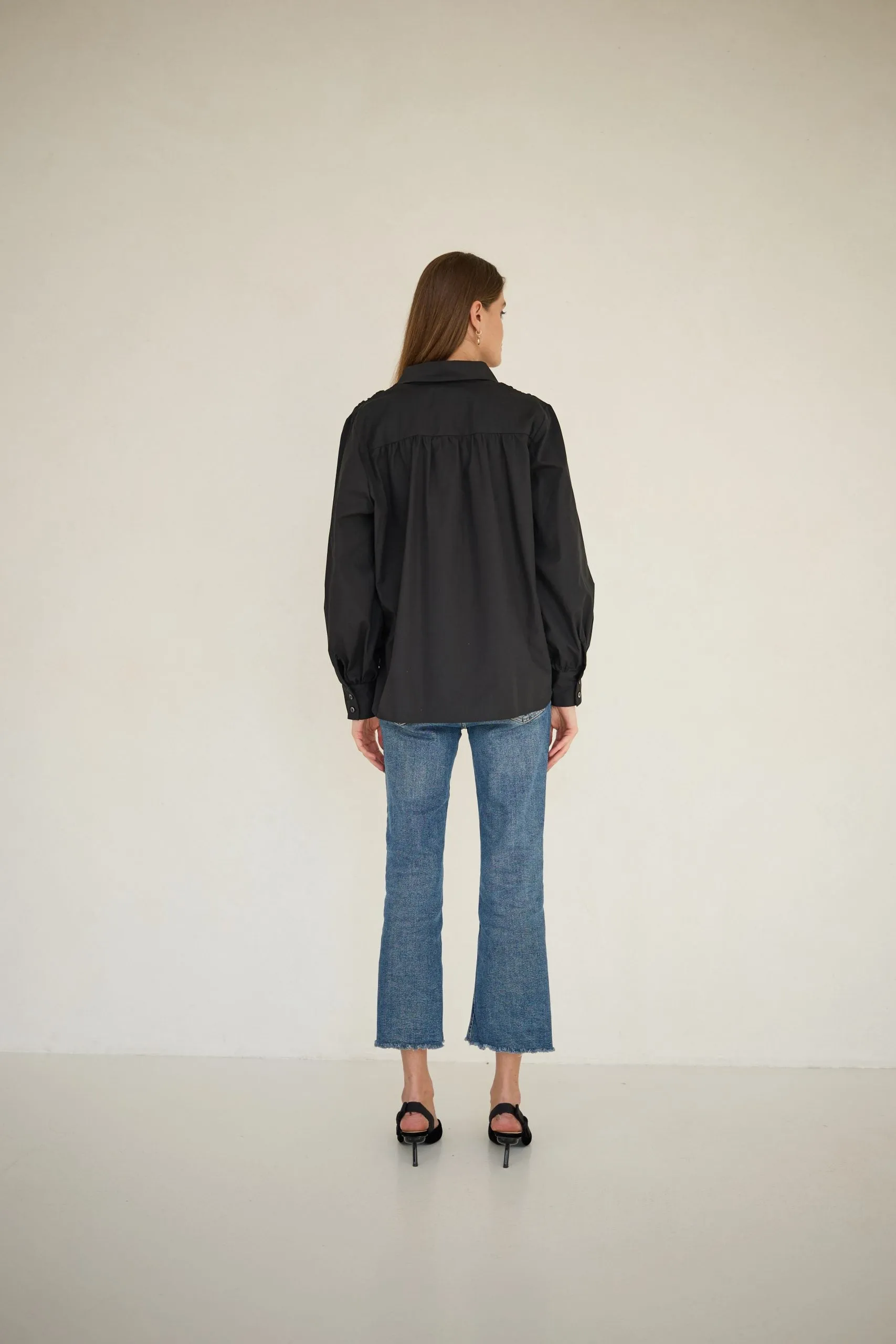 Noel Cotton Shirt Black