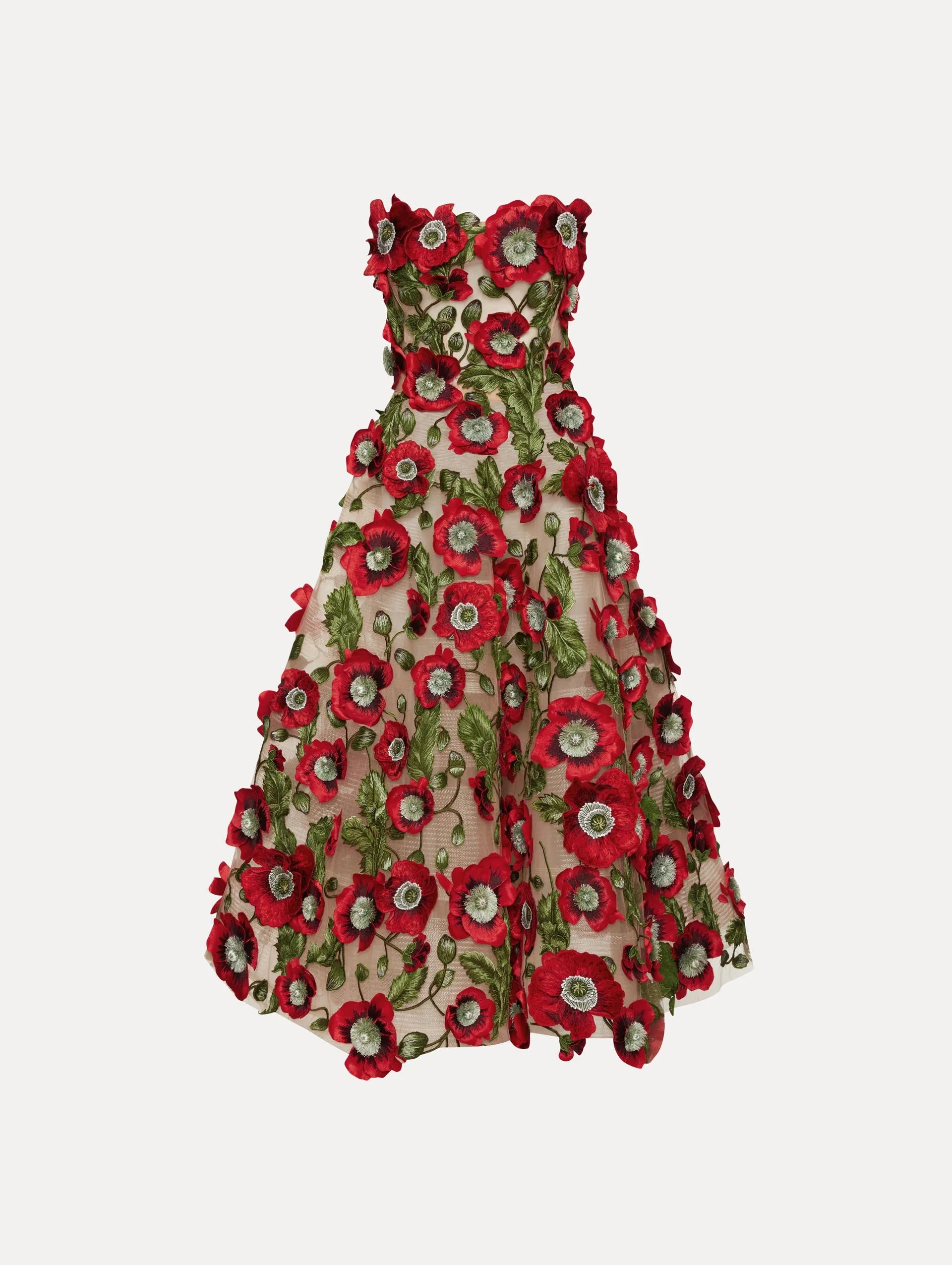 Poppy Threadwork Cocktail Dress
