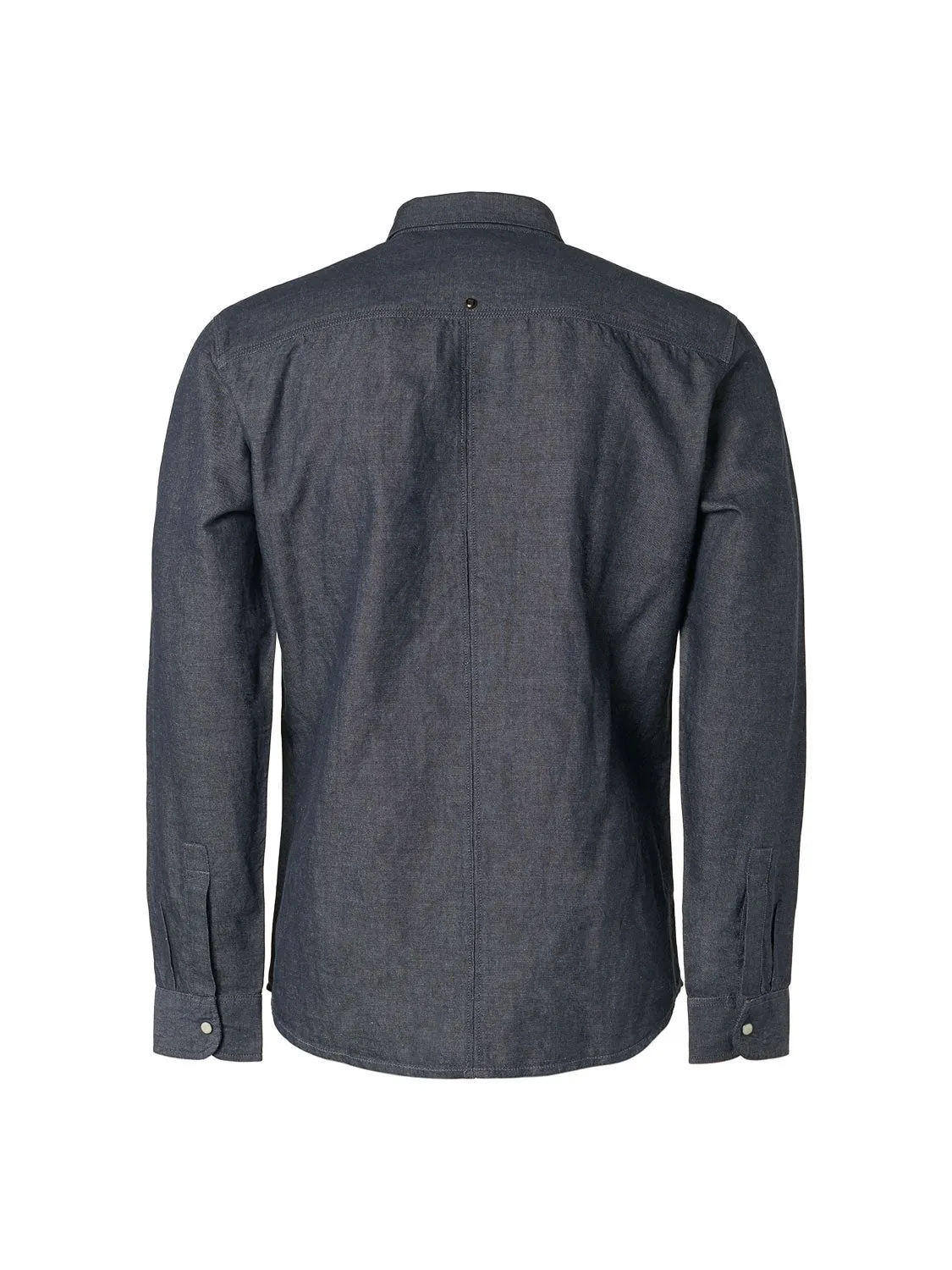 Shirt Denim Look With Linen | Indigo