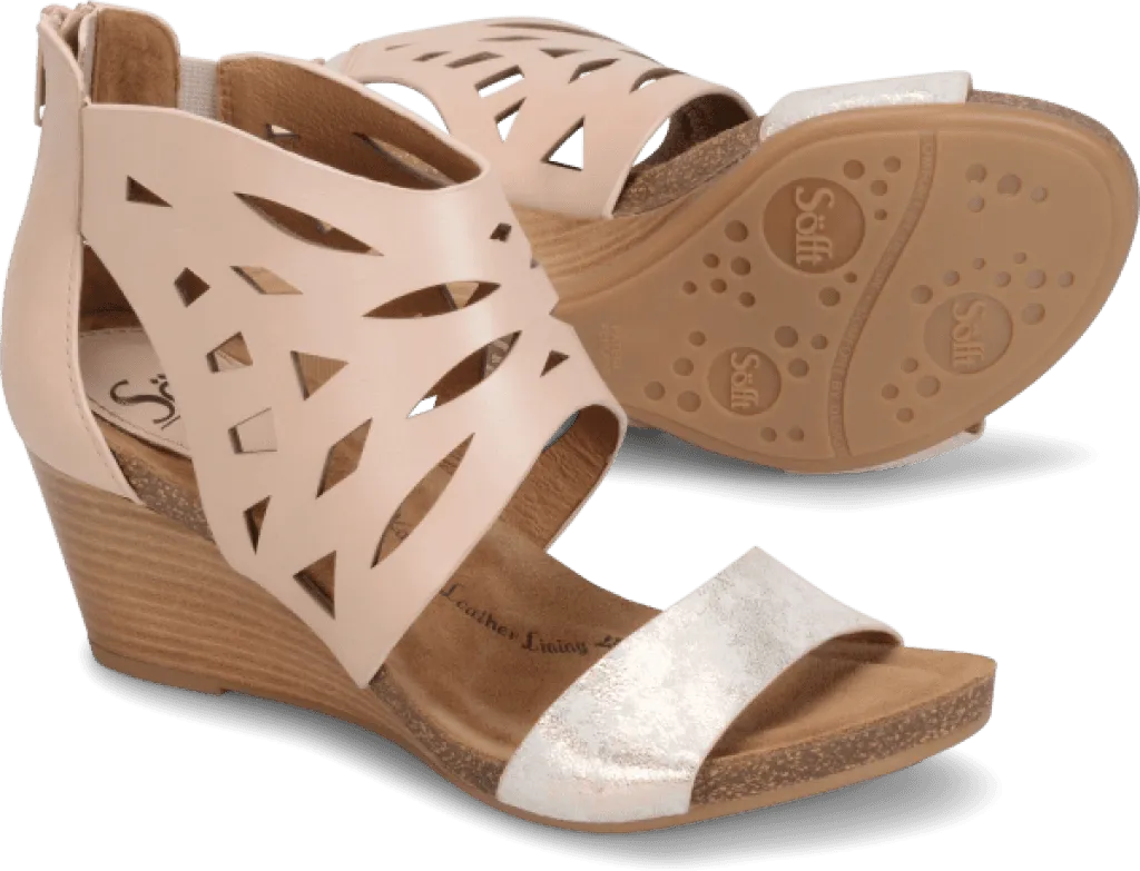 SOFFT Women's •MYSTIC• Zip Wedge Sandal