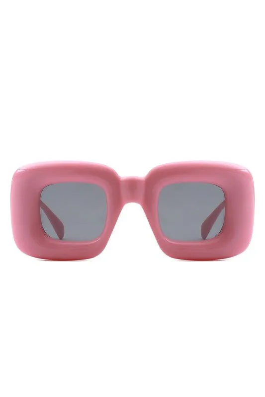 Square Irregular Chic Chunky Fashion Sunglasses