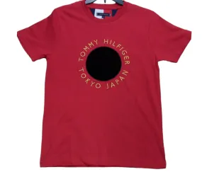 Tommy Hilfiger men's shirt short sleeve RED