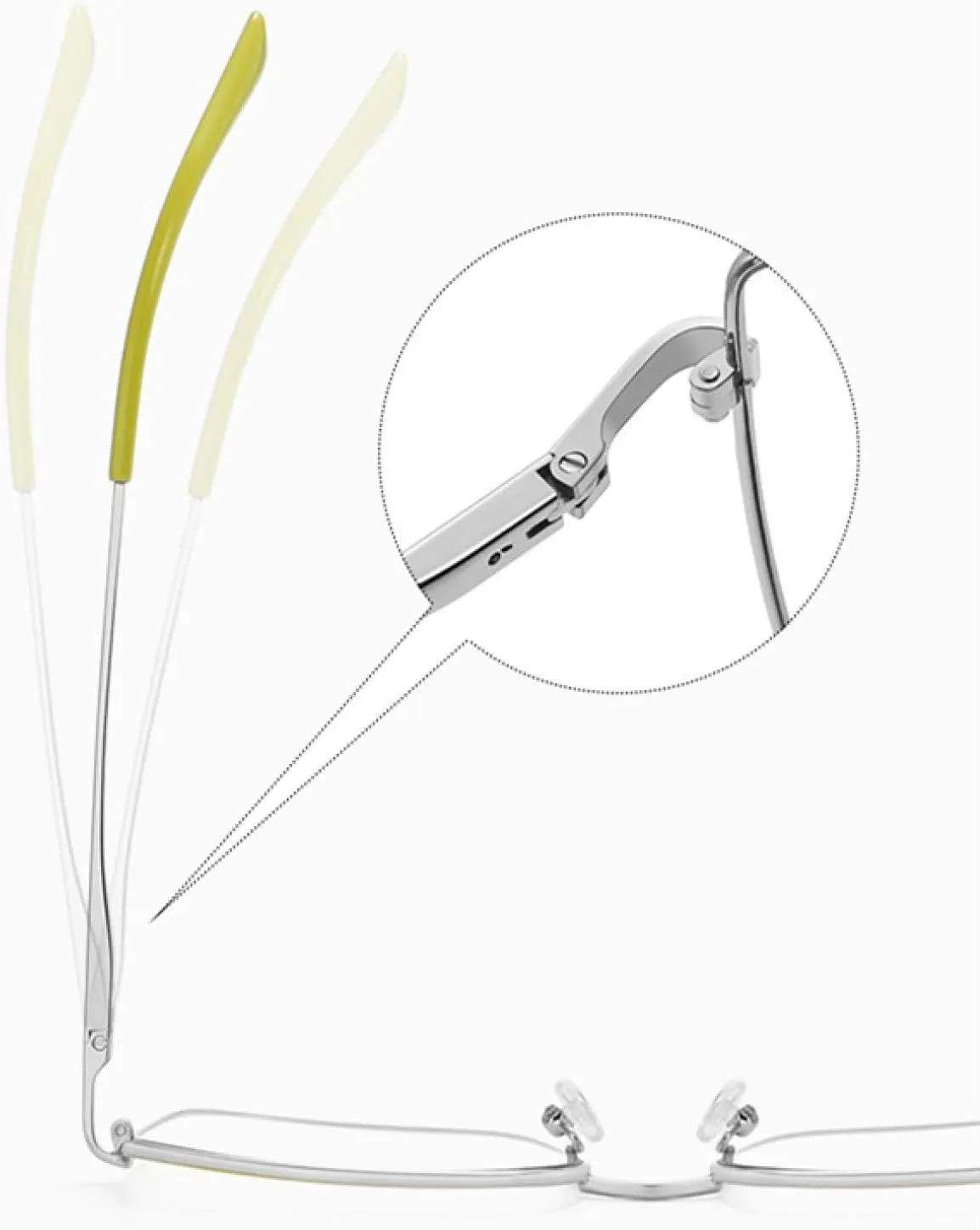 Trends Women Glasses Female Spring Hinge Alloy Frame