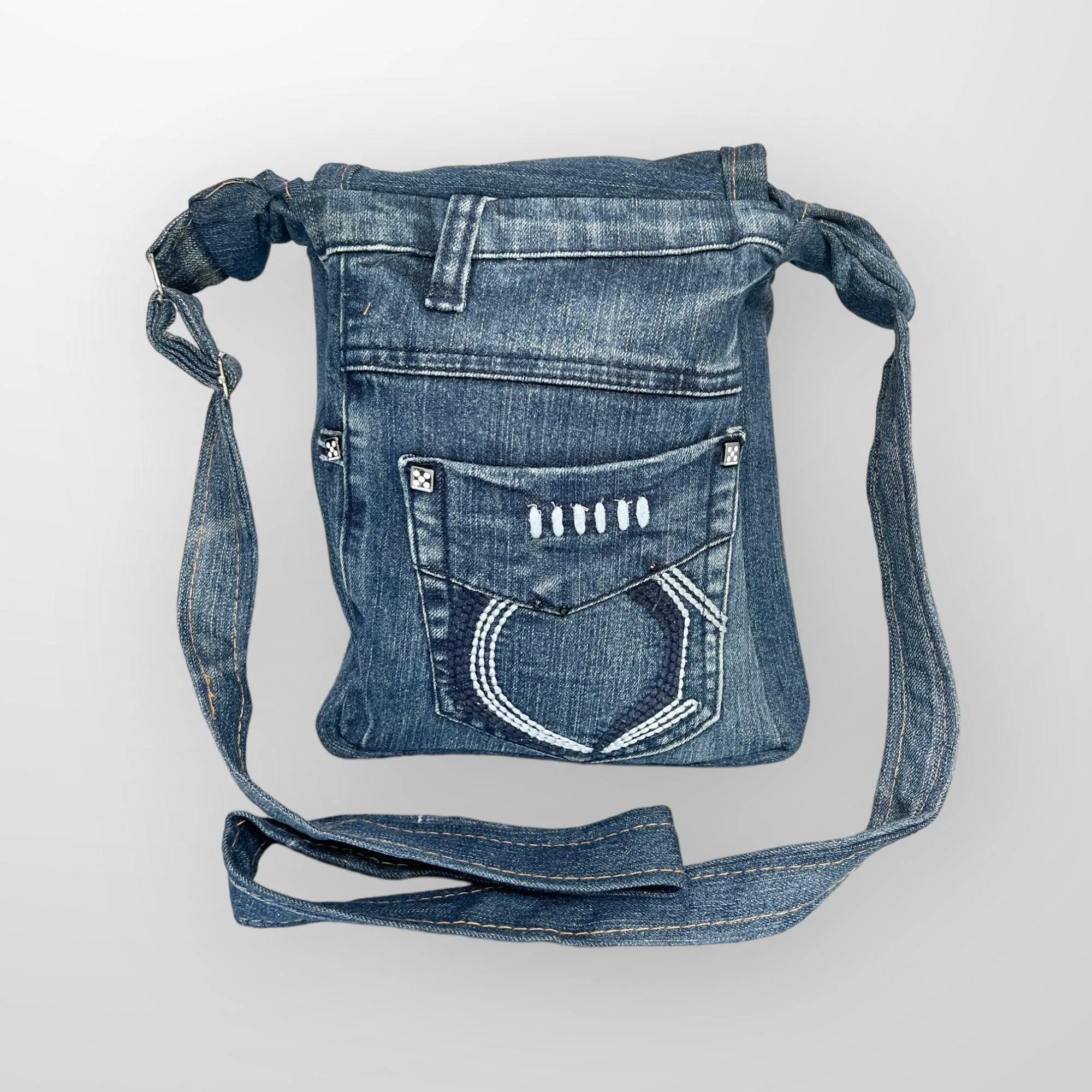 Upcycle Crossbody Bag Denim Purse