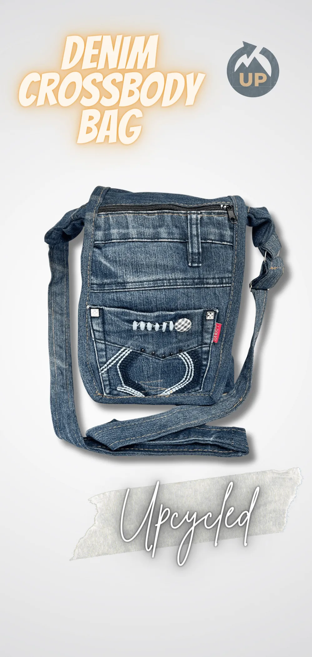 Upcycle Crossbody Bag Denim Purse