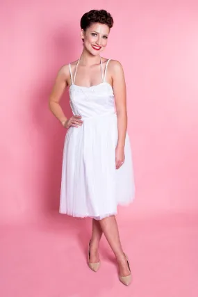 Weddings - Pirouette Dress - White Tulle *sale